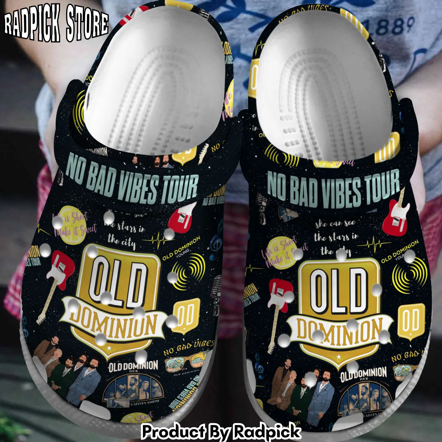 Radpick premium old dominion music clogs shoes comfortable for men women cp0 rp6522179